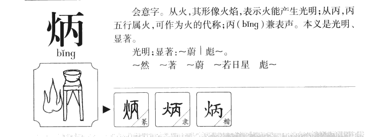 炳字五行属什么 炳字取名有什么意义
