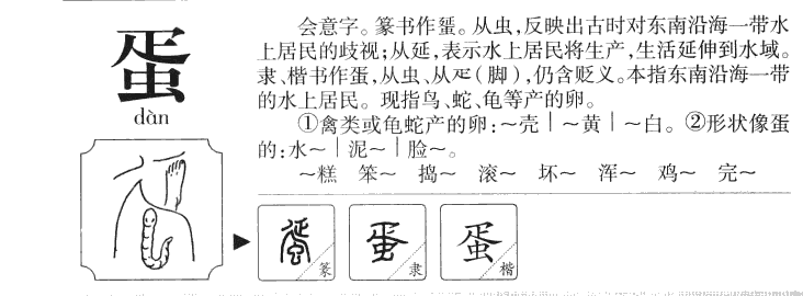 蛋字五行属什么 蛋字取名有什么意义
