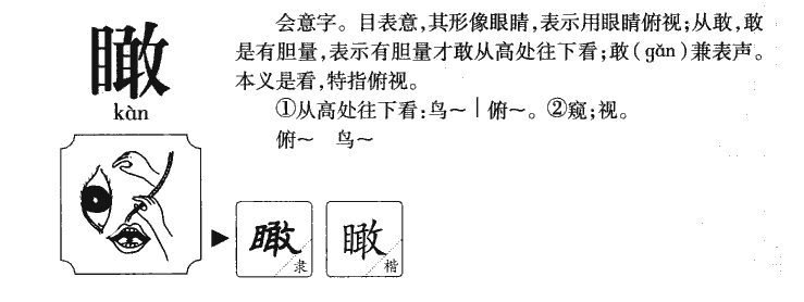 俯瞰图读音图片