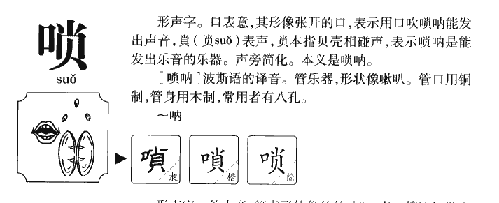 唢字取名的寓意是什么,唢字作为名字的寓意