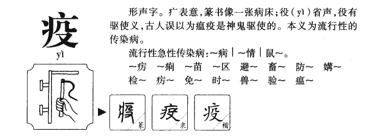 瘟疫的拼音图片